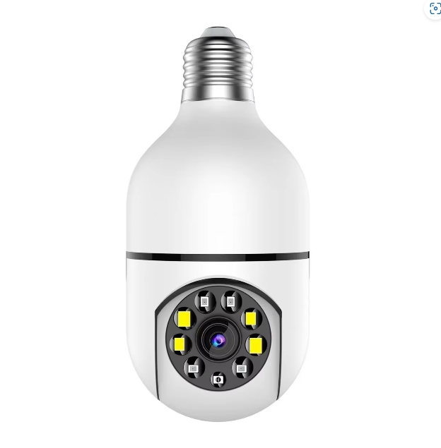 Camara Robotica Wifi Ip Bombillo Full Hd