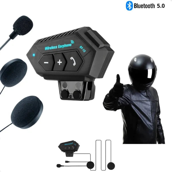 Teléfono y microteléfono de casco BT12